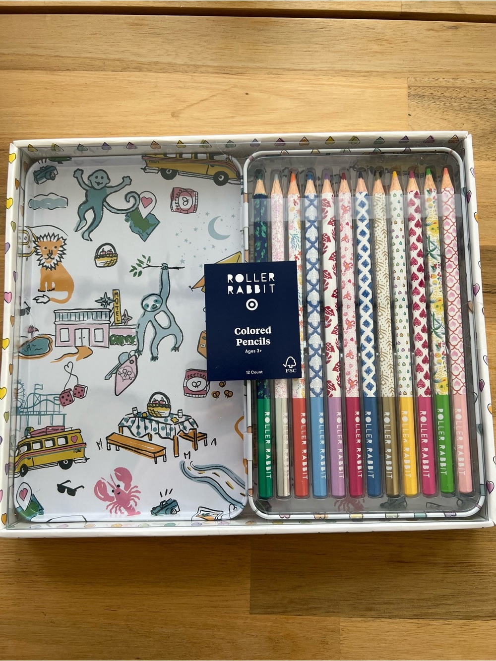 NEW Roller Rabbit x Target Colored Pencil Set